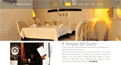Desktop Screenshot of iltempiodelgusto.com
